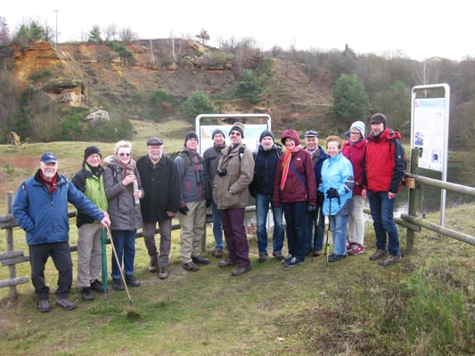 Das Gruppenbild, unvermeidlich bei jeder Wanderung.