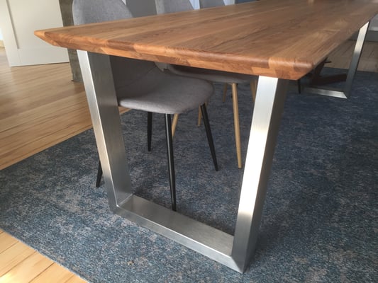 Fußgestell Sonderanfertigung Edelstahl  