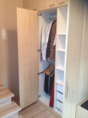 Kleiderstangen flexibel einbaubahr 