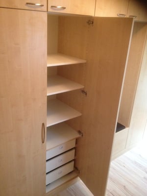 Einbauschubfächer innenliegend 