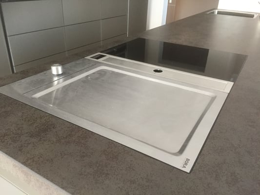 Alle Geräte Flächenbündig eingebaut 