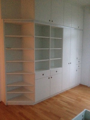 Einbauschrank Rheinweis Lochraster 