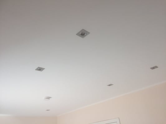 Rigips Decken mit Designer leuchten LED 