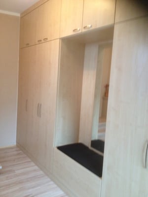 Einbauschrank linke seite Matr.Ahorn Dekor 