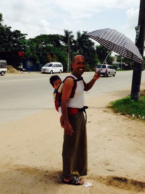 ミャンマー最大都市ヤンゴンにて。in Yangon, Myanmar
