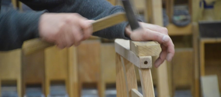 組み上げ作業風景