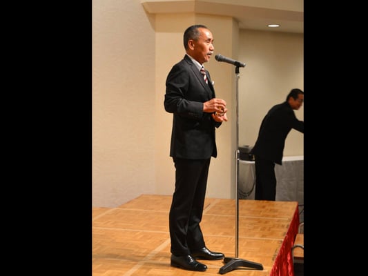 Toast greetings by Mr. Shigeo Kataoka