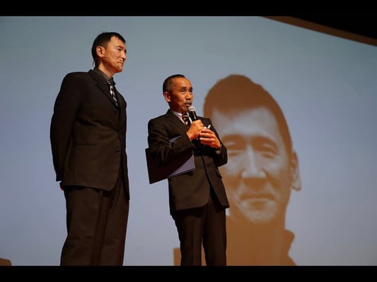 Afternoon session. Introduction of Mr. Naoki Aiba from Mr. Shigeo Kataoka.