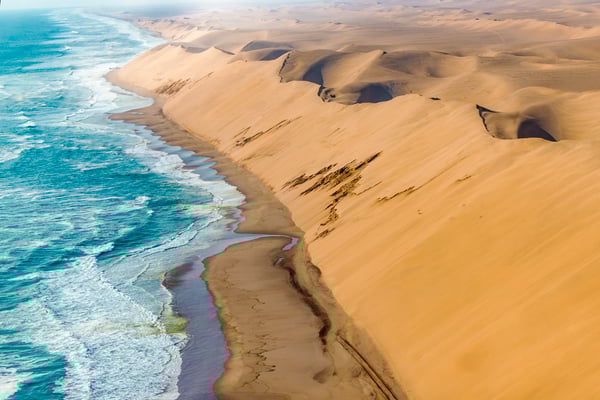 Место, где дюны встречаются с океаном