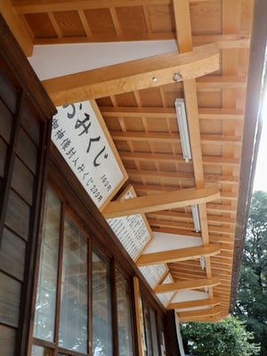 長良天神 社務所庇の改修