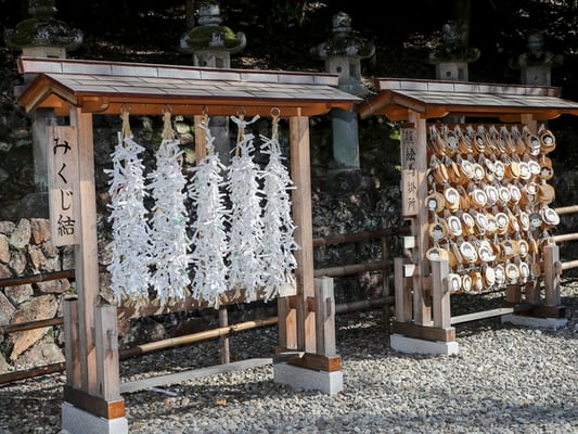 伊奈波神社の絵馬掛け所