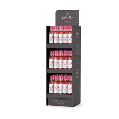 Rattpack® prints 6-pack packaging for beer, soft drinks, mixed drinks. www.rattpack.eu #FMCG for the food and beverage industry. POS display with wine bottles