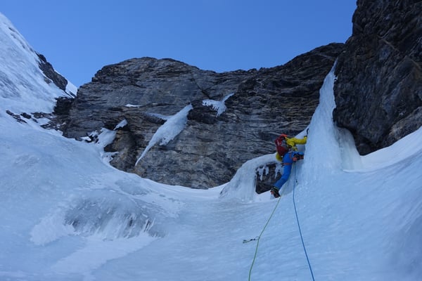 ausstieg über eiskerze