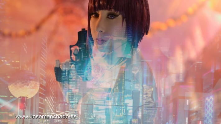 cosplay motoko kusanagi, cosplay ghost in the shell, fotografo only fans madrid, cosplay gits, masamune shirow, cosplay masamune shirow