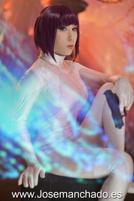 cosplay motoko kusanagi, cosplay ghost in the shell, fotografo only fans madrid, cosplay gits, masamune shirow, cosplay masamune shirow
