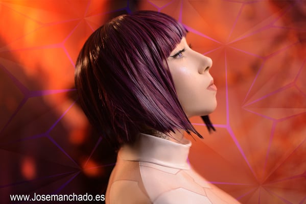 cosplay motoko kusanagi, cosplay ghost in the shell, fotografo only fans madrid, cosplay gits, masamune shirow, cosplay masamune shirow