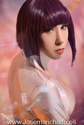 cosplay motoko kusanagi, cosplay ghost in the shell, fotografo only fans madrid, cosplay gits, masamune shirow, cosplay masamune shirow