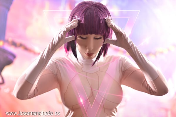 cosplay motoko kusanagi, cosplay ghost in the shell, fotografo only fans madrid, cosplay gits, masamune shirow, cosplay masamune shirow