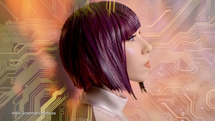 cosplay motoko kusanagi, cosplay ghost in the shell, fotografo only fans madrid, cosplay gits, masamune shirow, cosplay masamune shirow