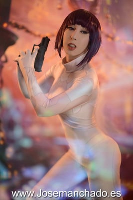 cosplay motoko kusanagi, cosplay ghost in the shell, fotografo only fans madrid, cosplay gits, masamune shirow, cosplay masamune shirow