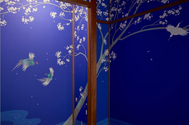 ベクターデジタルデザイン和柄壁装アート・壁紙クロス