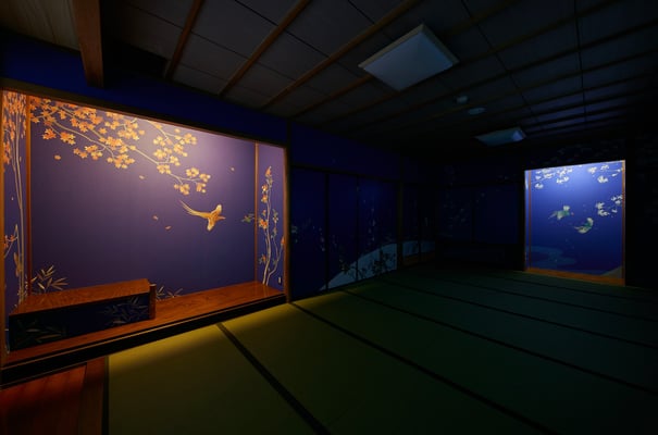 ベクターデジタルデザイン和柄壁装アート・壁紙クロス