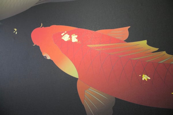 加賀友禅ベクターデザイン和柄壁紙クロス