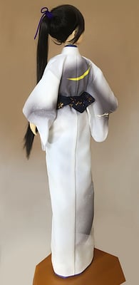 加賀友禅・ベクターデジタルデザイン・スーパードルフィ ミニチュア着物