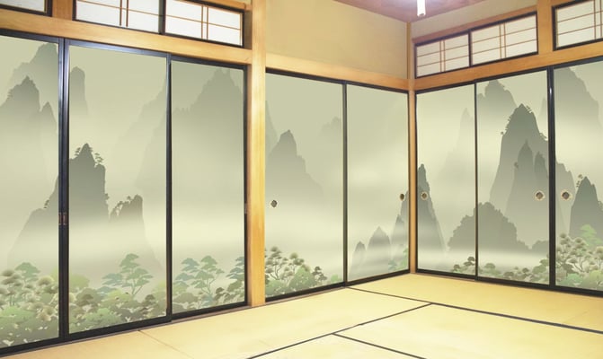 加賀友禅・和柄ベクターデジタルデザイン壁紙クロス