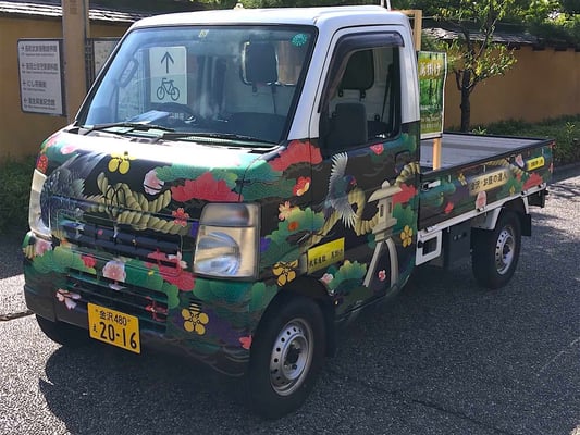 ラッピング軽トラ