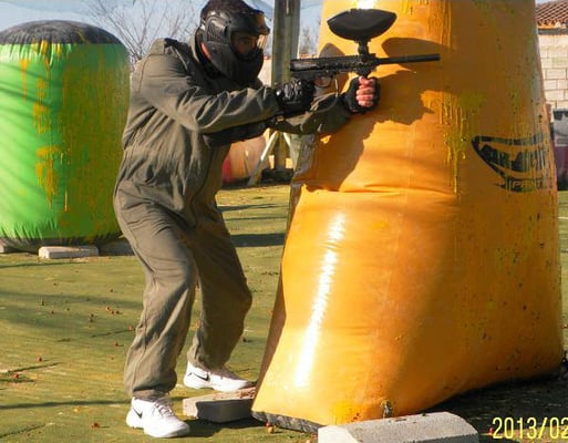 hinchables de paintball en Cádiz