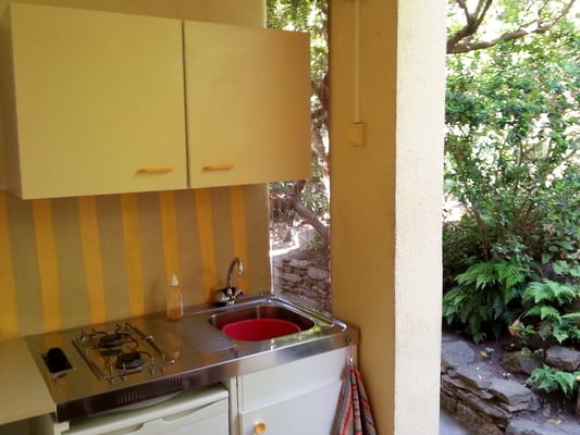 Kitchenette en haut