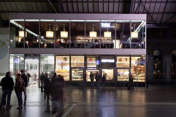 Time Hauptbahnhof Zürich, Architekt: atelier zürich gmbh, Zürich, Lichtplaner: Sommerlatte & Sommerlatte GmbH, Zürich
