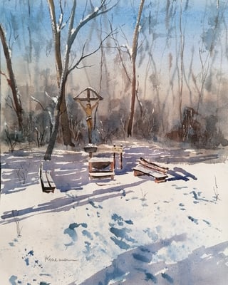 In der Au, 30 x 40 cm