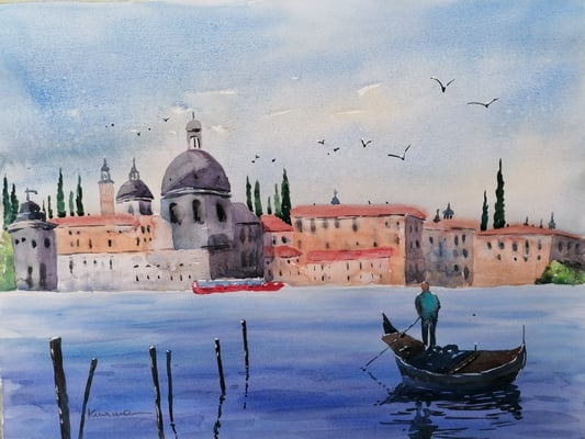 Venedig, 40 x 30 cm