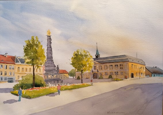 Rathausplatz, 40 x 30 cm