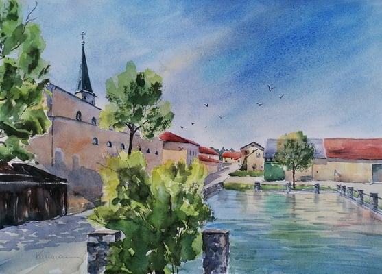 Eichenbrunn, 40 x 30 cm