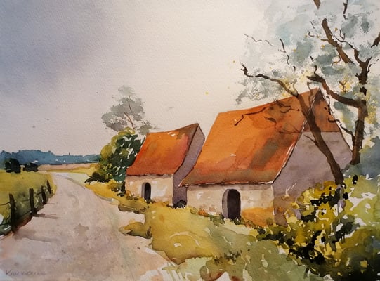 Kellergasse, 40 x 30 cm