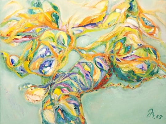 Zärtlichkeit | Öl auf Leinwand | 2005 | 80x60cm