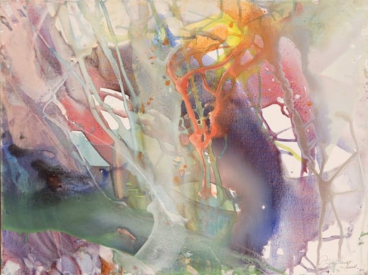 06 O.T. Erdfarben auf Leinwand, 2008 80 x 60 cm