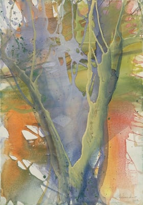 14 O.T. Erdfarben auf Leinwand, 2008 70 x 100 cm