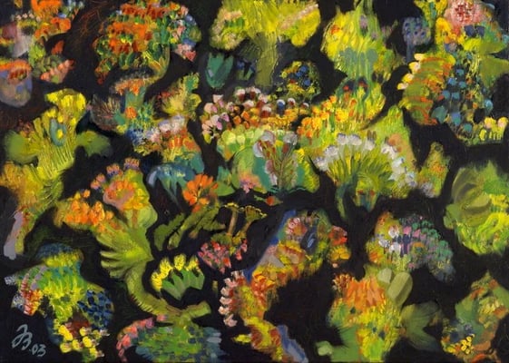 Moos | Öl auf Leinwand | 2003 | 70x50cm