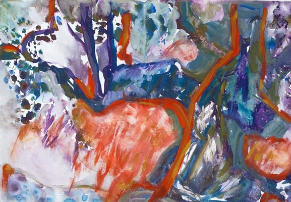 Tierisch | Gouache auf Papier | 2001 | 70x50cm