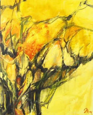 Kelch | Acryl auf Leinwand | 2002 | 50x70cm