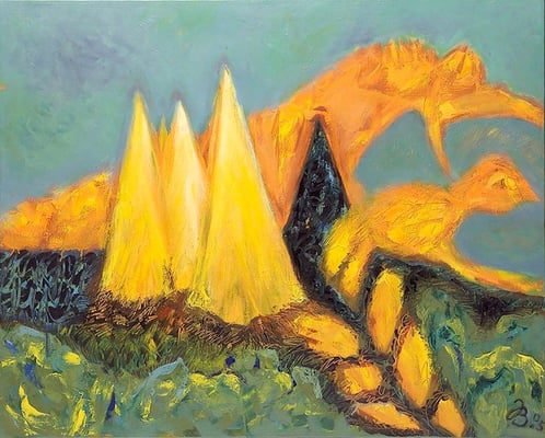 Eifersucht | Öl auf Leinwand | 2005 | 100x80cm