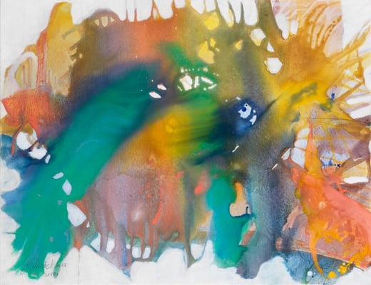 29 O.T. Erdfarben auf Leinwand, 2010 90 x 70 cm