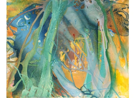 25 O.T. Erdfarben auf Leinwand, 2010 100 x 80 cm