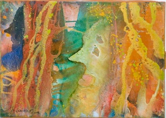 0I O.T. Erdfarben auf Leinwand, 2009 70 x 50 cm