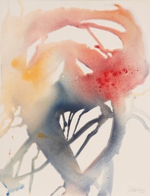 4423 O.T., Erdfarben auf Leinwand, 2011 70 x 90 cm