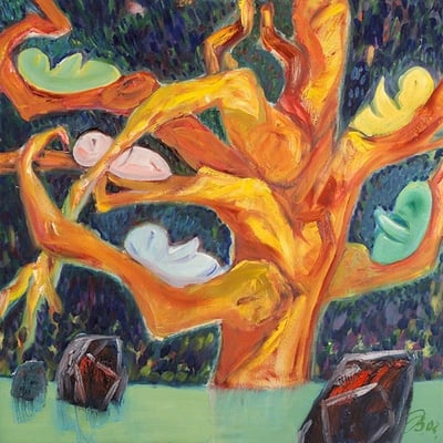 Segen | Öl auf Leinwand | 2002 | 70x70cm